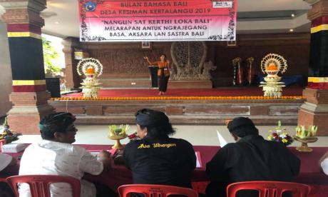 Bulan Bahasa Bali Desa Kesiman Kertalangu Tahun 2019